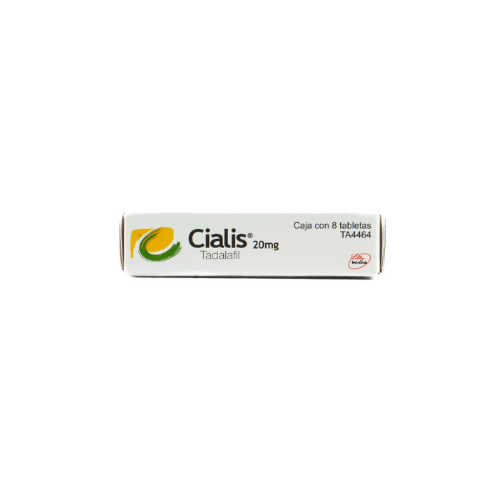 Cialis 20 mg Caja con 8 Tabletas