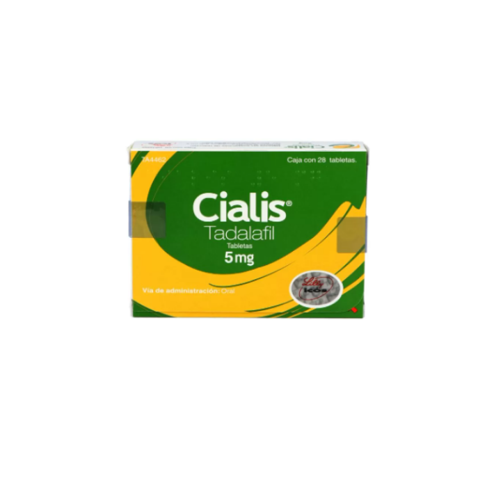 Cialis 5 mg Caja con 28 Tabletas