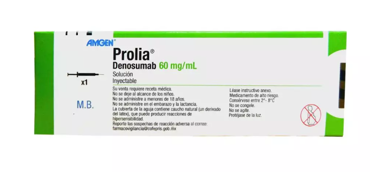 Prolia 60 mg/mL Solución Inyectable Caja Con 1 Jeringa Prellenada