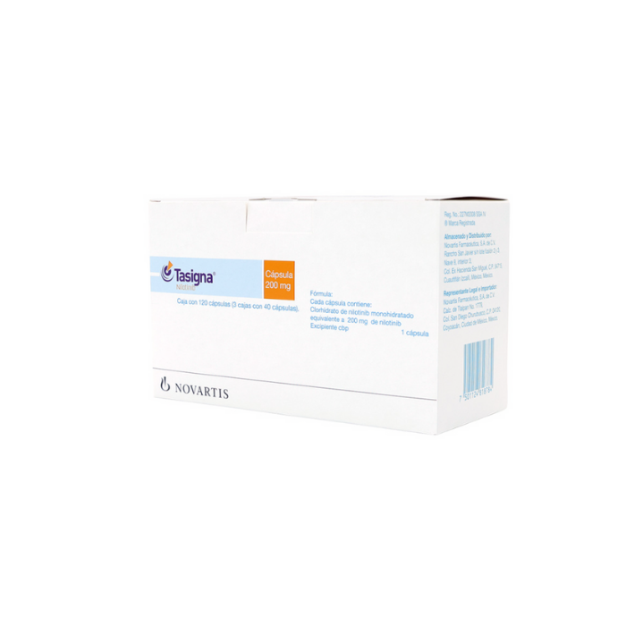 Tasigna 200 mg Caja c/120 Cápsulas