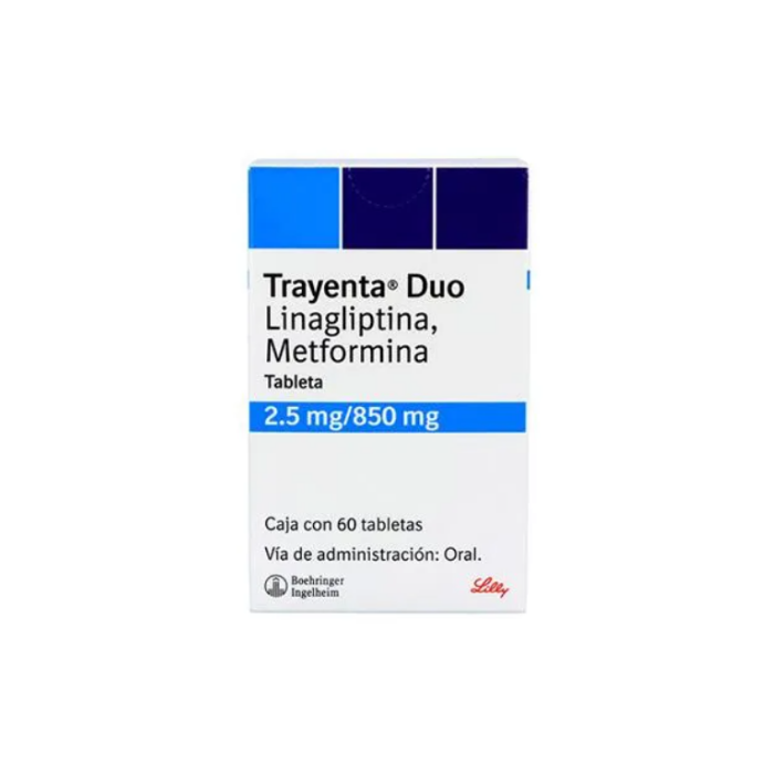 Trayenta Duo 2.5 / 850 mg Caja c/60 Tabletas