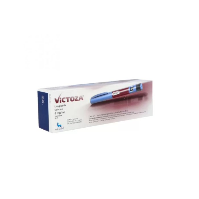 Victoza Solución 6 mg/ml Inyectable c/2 Plumas Inyectables de 3 ml