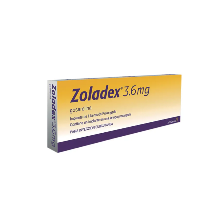 Zoladex 3.6 mg Caja con 1 Implante 1 Jeringa