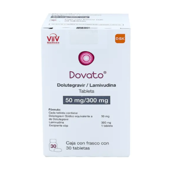 Dovato 50 / 300 mg caja con 30 tabletas