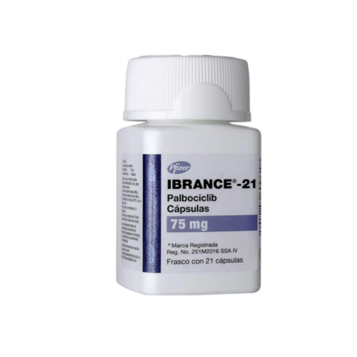 Ibrance 21 / 75 mg Frasco c/21 Cápsulas