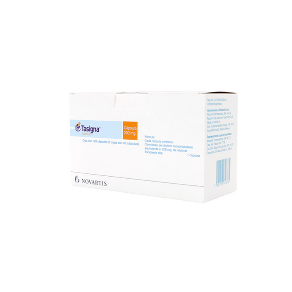 Tasigna 200 mg Caja c/120 Cápsulas