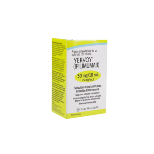 Yervoy 50 mg Caja con Frasco de 10 ml